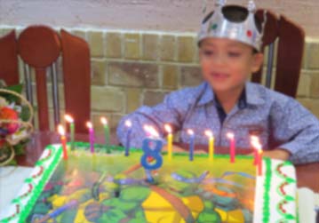 جشن تولد 8 سالگی متفاوت برای محمد مهدی عزیز ما