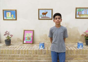 نمایشگاه نقاشی به نفع بیماران مبتلا به سرطان کومش